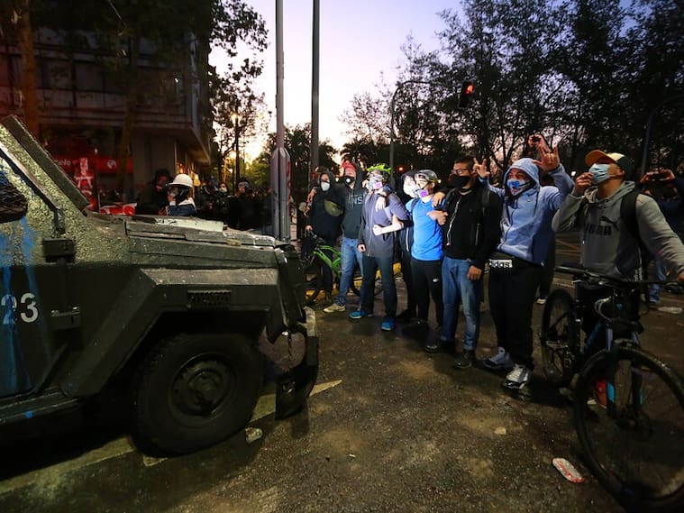 Movilizaciones en Plaza Italia/de la Dignidad