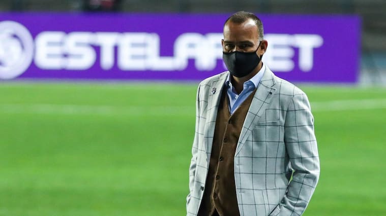 31 DE MAYO DE 2021/RANCAGUAEl Director Tecnico de Universidad de Chile Rafael Dudamel (c), durante el partido valido por la novena fecha del Campeonato Nacional AFP PlanVital 2021, entre Audax Italiano y Universidad de Chile, disputado en el Estadio El Teniente.
FOTO: SEBASTIAN ORIA/AGENCIAUNO
