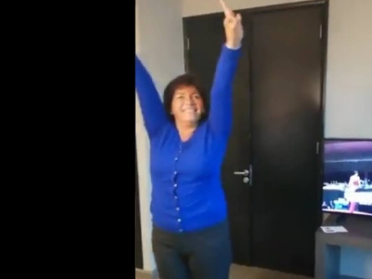 La «pirueta» de Yasna Provoste que se hizo viral en redes sociales y que sacó aplausos de Nadia Comaneci