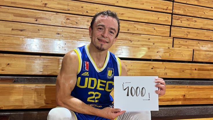 Evandro Arteaga tras llegar a los 1.000 triples en Liga Nacional de Básquetbol: “Es una marca que se va dando juego a juego”