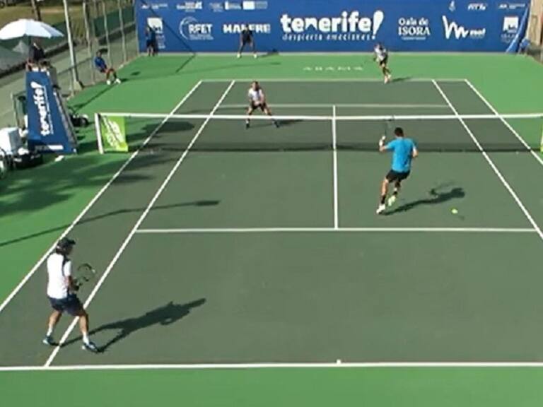 El insólito y polémico match point que se dio en el Challenger de Tenerife