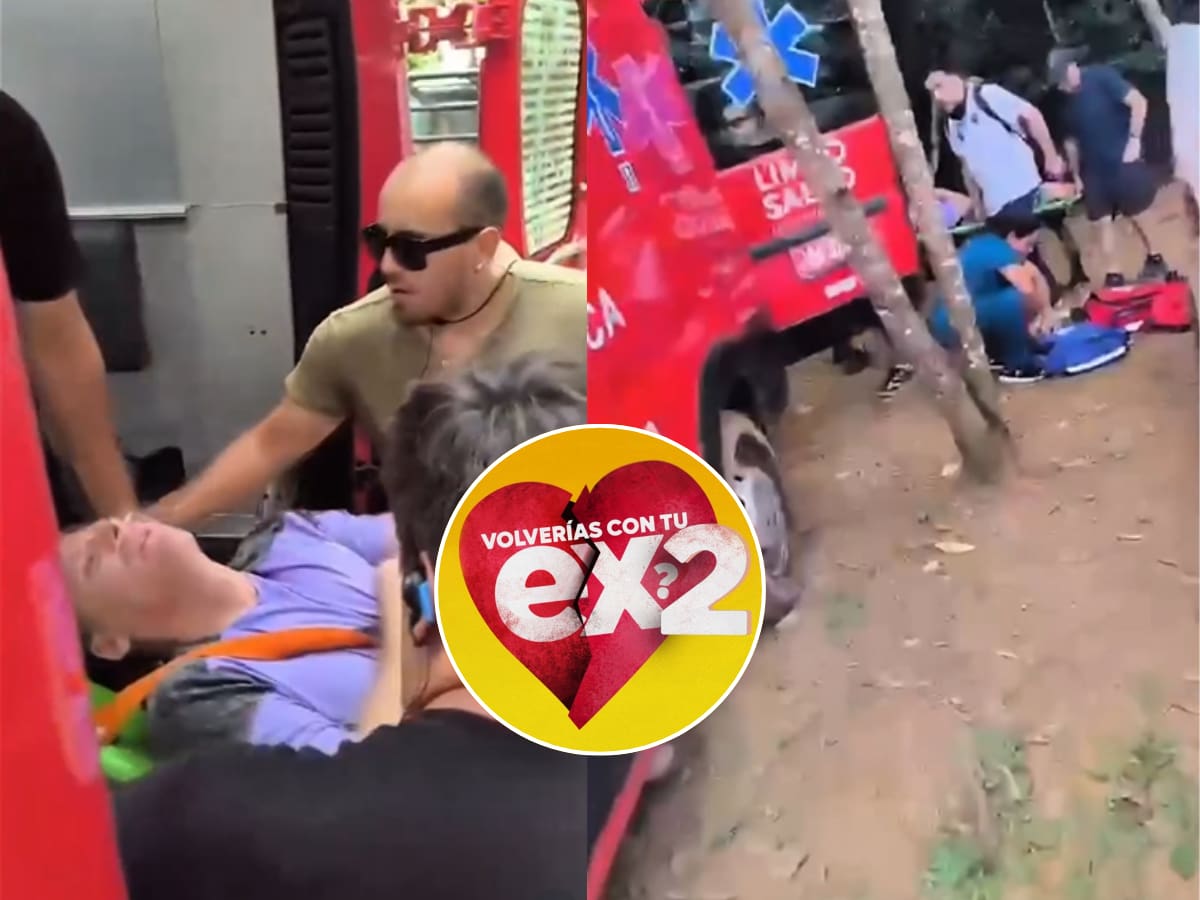 Lo sacaron en ambulancia: Participante de “Volverías con tu ex 2″ sufre accidente y el video preocupa
