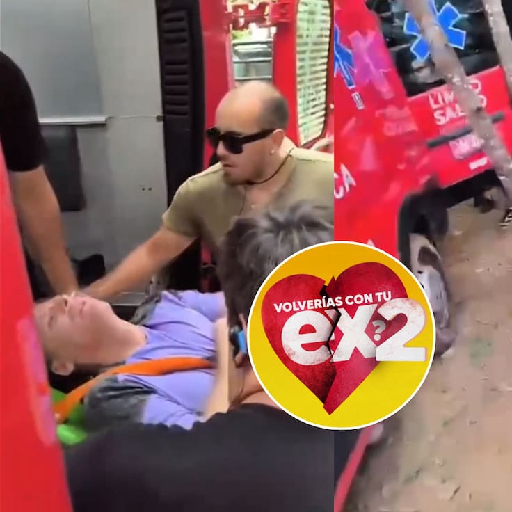 Lo sacaron en ambulancia: Participante de “Volverías con tu ex 2″ sufre accidente y el video preocupa