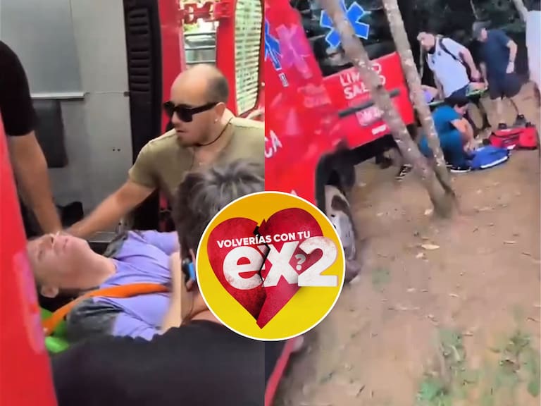 Lo sacaron en ambulancia: Participante de “Volverías con tu ex 2″ sufre accidente y el video preocupa