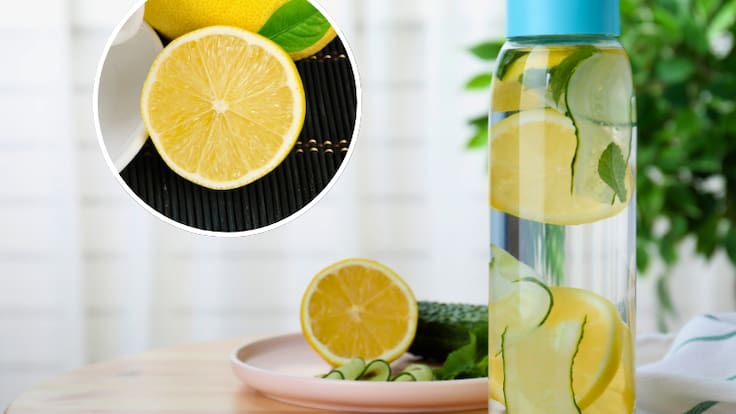 Por estos motivos deberías poner una rodaja de limón en tu botella de agua: tiene varios beneficios para la salud
