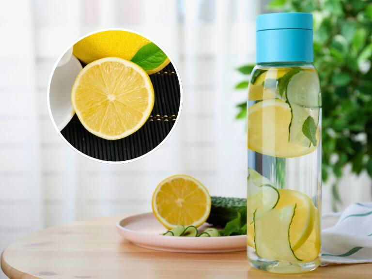 Por estos motivos deberías poner una rodaja de limón en tu botella de agua: tiene varios beneficios para la salud