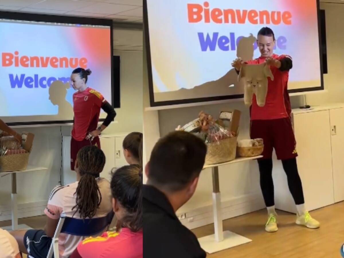 El lindo gesto del plantel del Olympique de Lyon con Christiane Endler por el nacimiento de su hija