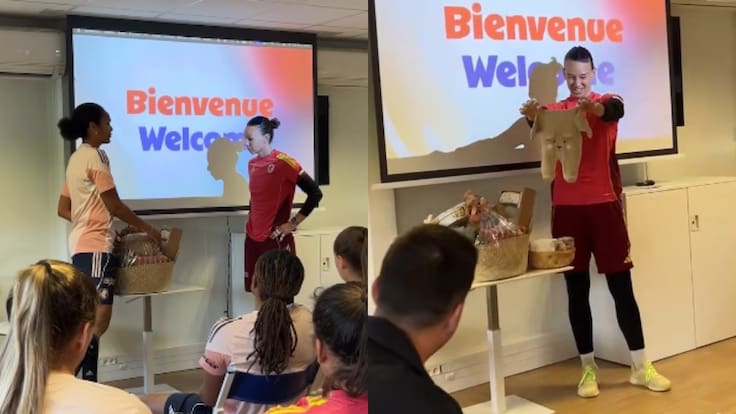 El lindo gesto del plantel del Olympique de Lyon con Christiane Endler por el nacimiento de su hija
