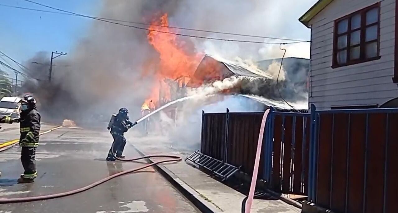 incendio forestal Castro