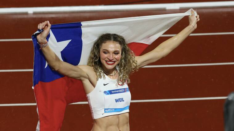 Martina Weil consigue el oro en los 400 metros femeninos de Santiago 2023