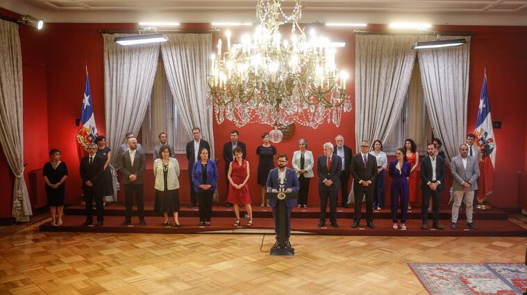 10 de MARZO de 2023/ SANTIAGOSalón Montt Varas donde se realizará el Cambio de Gabinete a realizarse en La Moneda
FOTO: DIEGO MARTIN / AGENCIAUNO