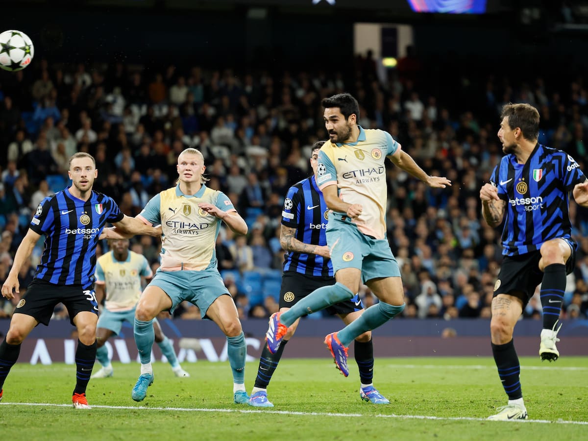 Manchester City e Inter no se hacen daño en Champions League: la jugada que pudo cambiar la historia del partido