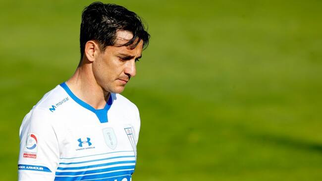 5 de Septiembre del 2020/SantiagoFernando Zampedri(c) ,durante el partido valido por la Novena fecha del Campeonato Nacional AFP PlanVital 2020, entre Universidad Católica vs Coquimbo Unido, disputado en el Estadio San Carlos de Apoquindo.
FOTO:FRANCISCO LONGA/AGENCIAUNO