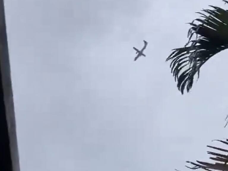 ¡Cayó en espiral! Las impactantes imágenes del horrible accidente de un avión en Sao Paulo