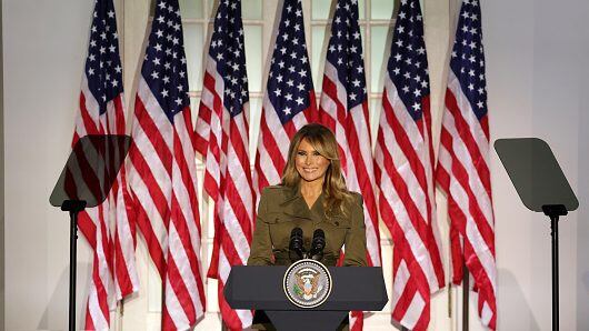 El discurso más político de Melania Trump