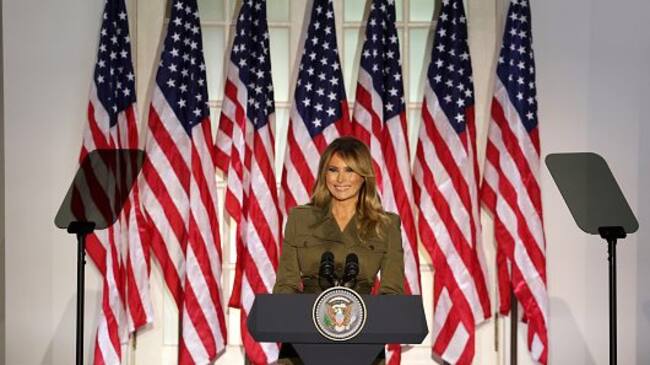 El discurso más político de Melania Trump