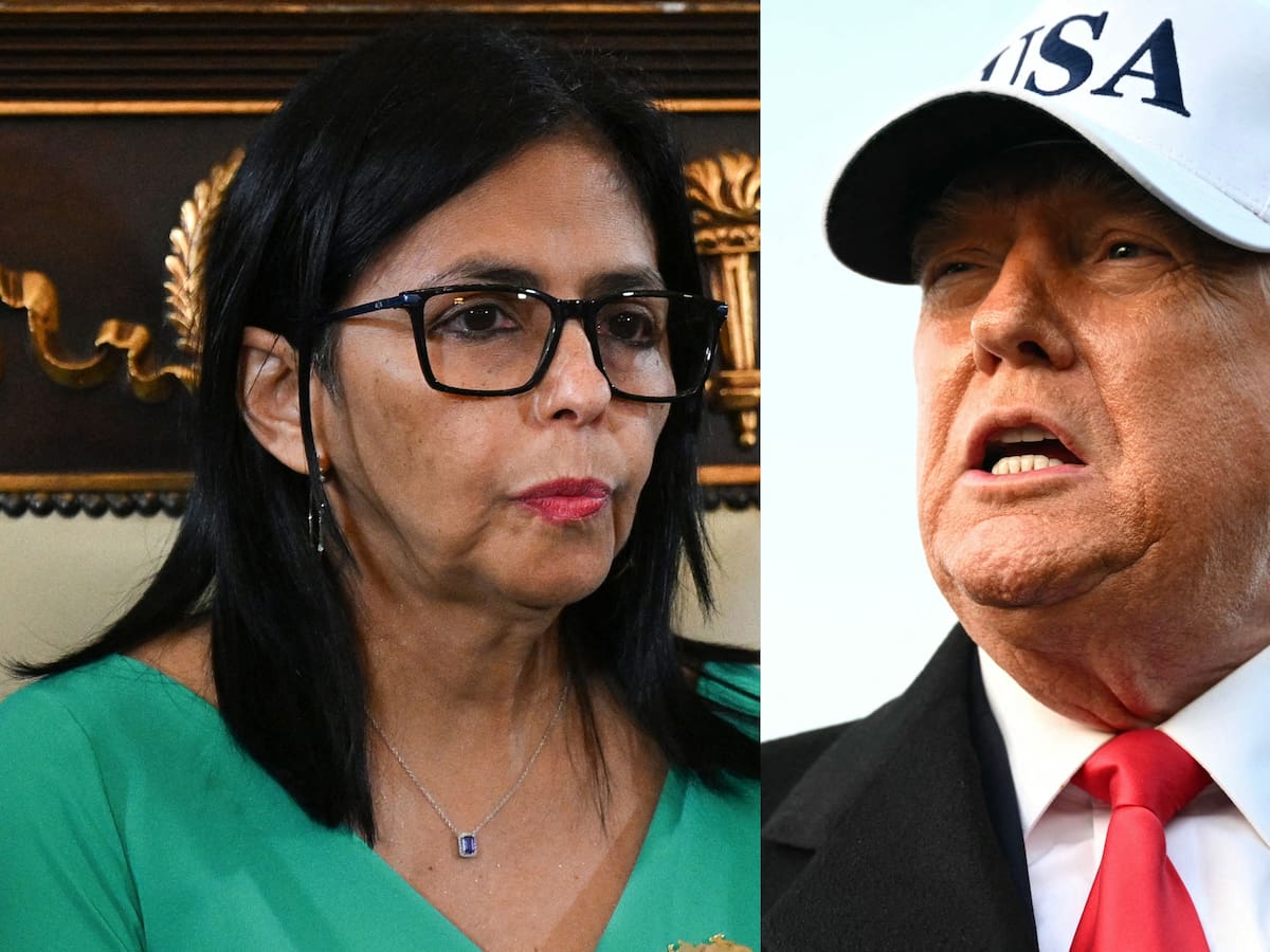 Donald Trump confirma “largo” contacto telefónico con Delcy Rodríguez: “Es una persona estupenda”