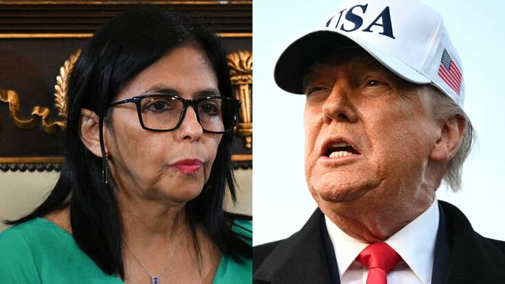 Donald Trump confirma “largo” contacto telefónico con Delcy Rodríguez: “Es una persona estupenda”