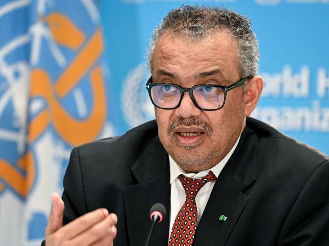 El titular de la Organización Mundial de la Salud Tedros Adhanom Ghebreyesus