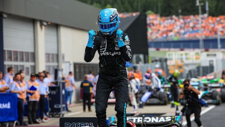 Inesperado final en la F1: George Russell gana el GP de Austria tras choque entre Verstappen y Norris