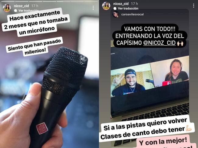 Luego de dos meses: Nico Cid retoma su carrera de cantante tras operación por cáncer