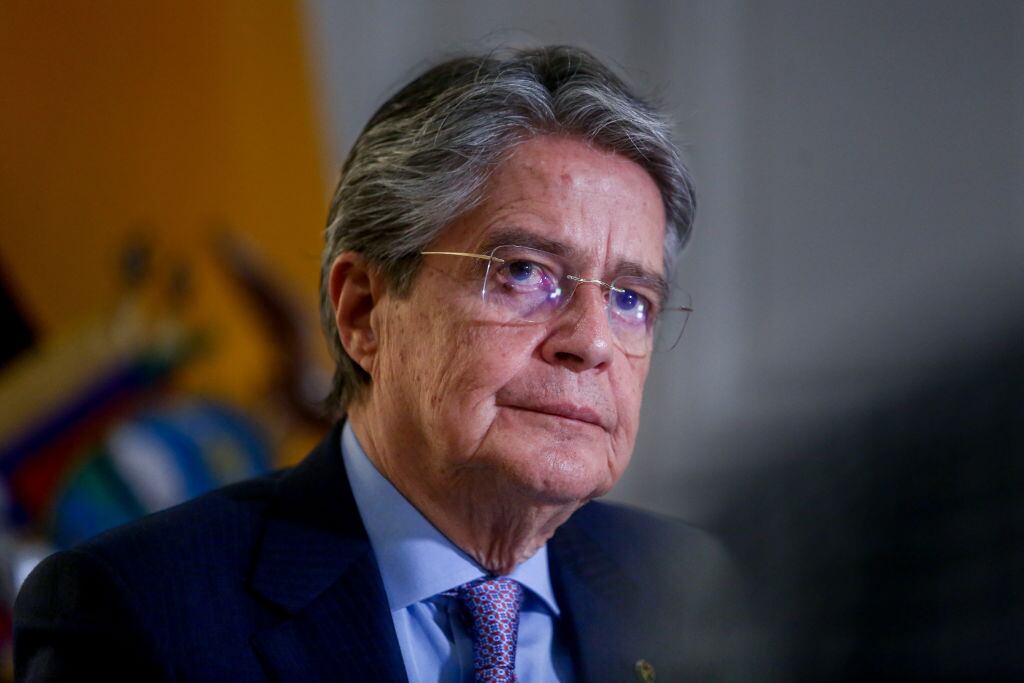 El gobernante ecuatoriano Guillermo Lasso