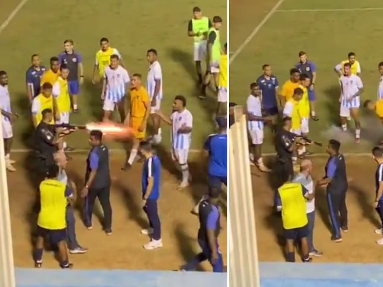 Escándalo en Brasil: un policía le disparó a un jugador en la pierna tras el final de un partido