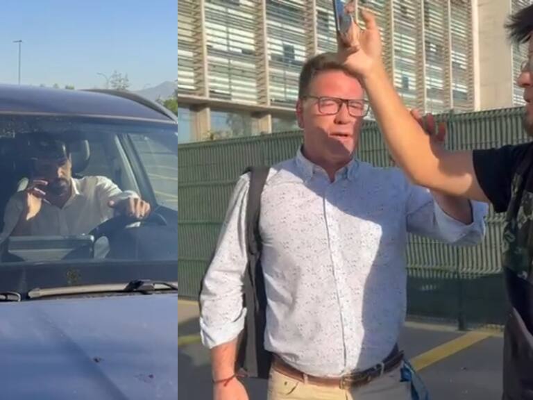 Transmitiendo en vivo en sus redes sociales y desconocido amedrentando a la prensa: así fue la llegada de Cathy Barriga al Centro de Justicia