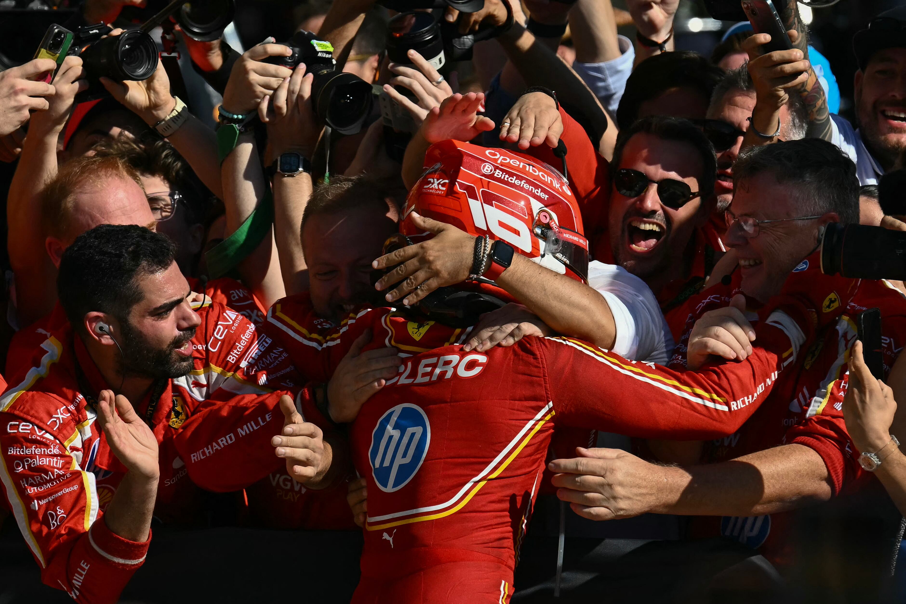 Charles Leclerc aprovechó una excelente salida para quedarse con el Gran Premio de Estados Unidos de F1 | Getty Images
