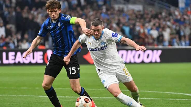 Olympique de Marsella no logra sacar ventaja en Francia ante el Atalanta por las semifinales de la UEFA Europa League