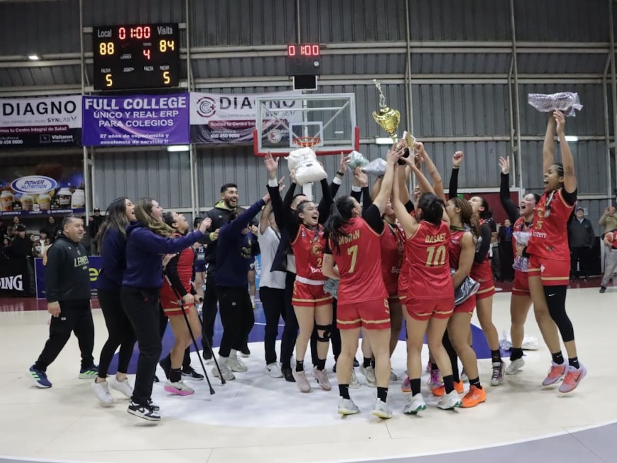 Colegio Los Leones rompe la hegemonía de Sportiva Italiana en el básquetbol femenino: iguala histórico registro de Colo Colo