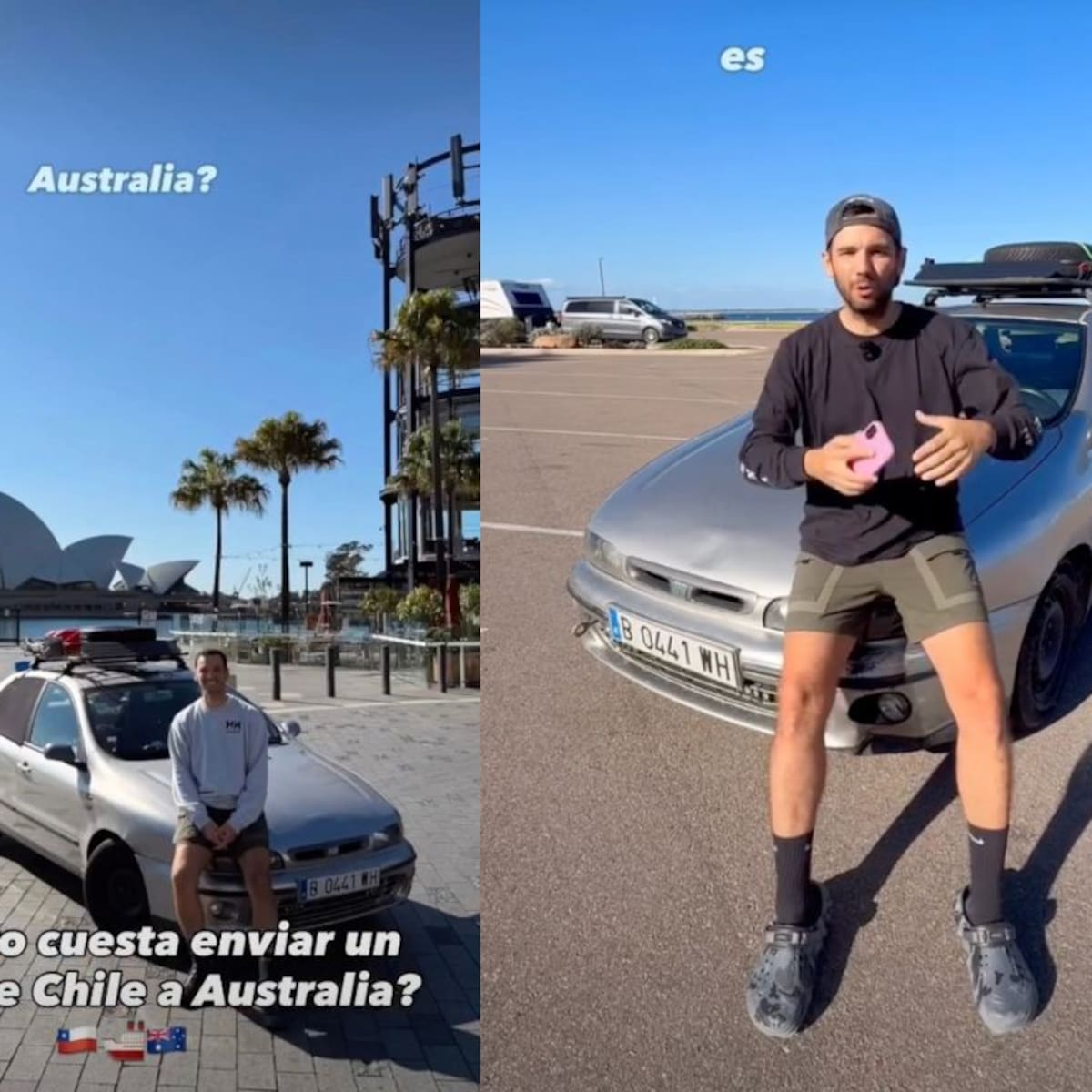 Incluencer que da la vuelta al mundo manda su auto de Chile a Australia: reveló todos los millonarios costos