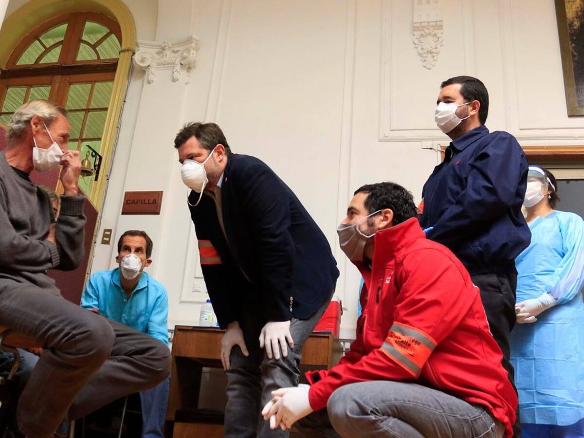 Covid-19: Mideplan abrió primer albergue para personas en situación de calle