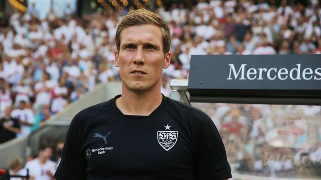 STUTTGART, GERMANY - AUGUST 26: Hannes Wolf, head coach of Stuttgart looks on prior to the Bundesliga match between VfB Stuttgart and 1. FSV Mainz 05 at Mercedes-Benz Arena on August 26, 2017 in Stuttgart, Germany. (Photo by Thomas Niedermueller/Bongarts/Getty Images)