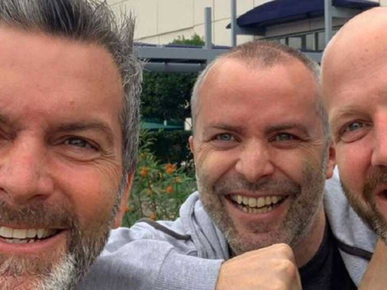 Cristián Sánchez y su hermano