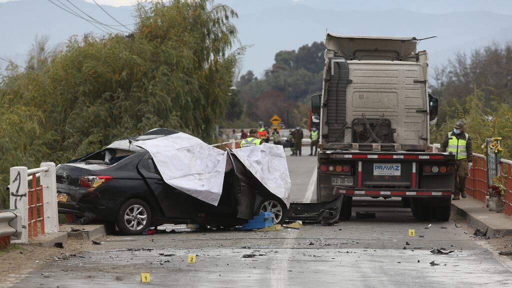 Accidente de tránsito, María Pinto, accidente vehicular