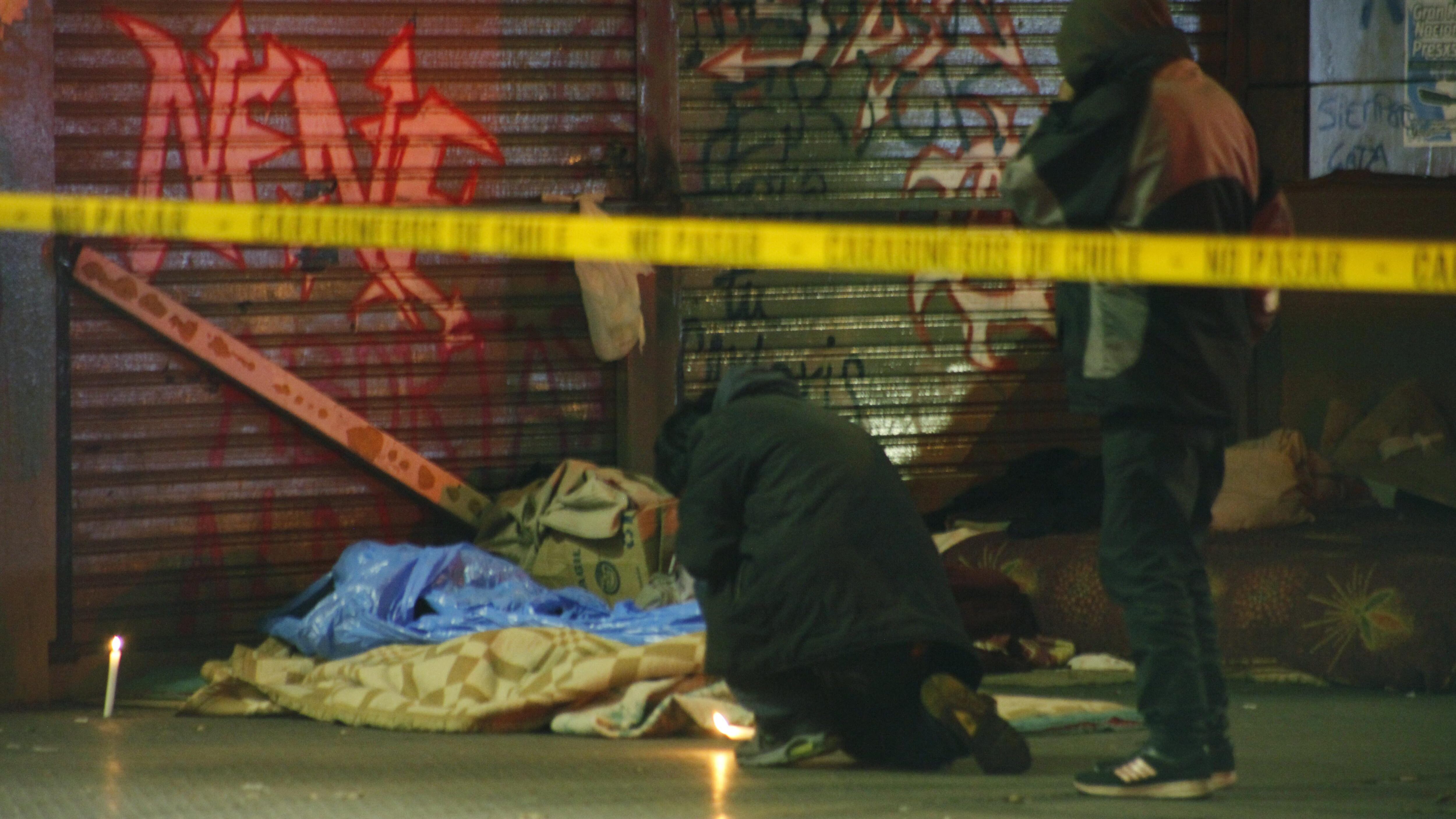 Homicidio a persona en situación de calle