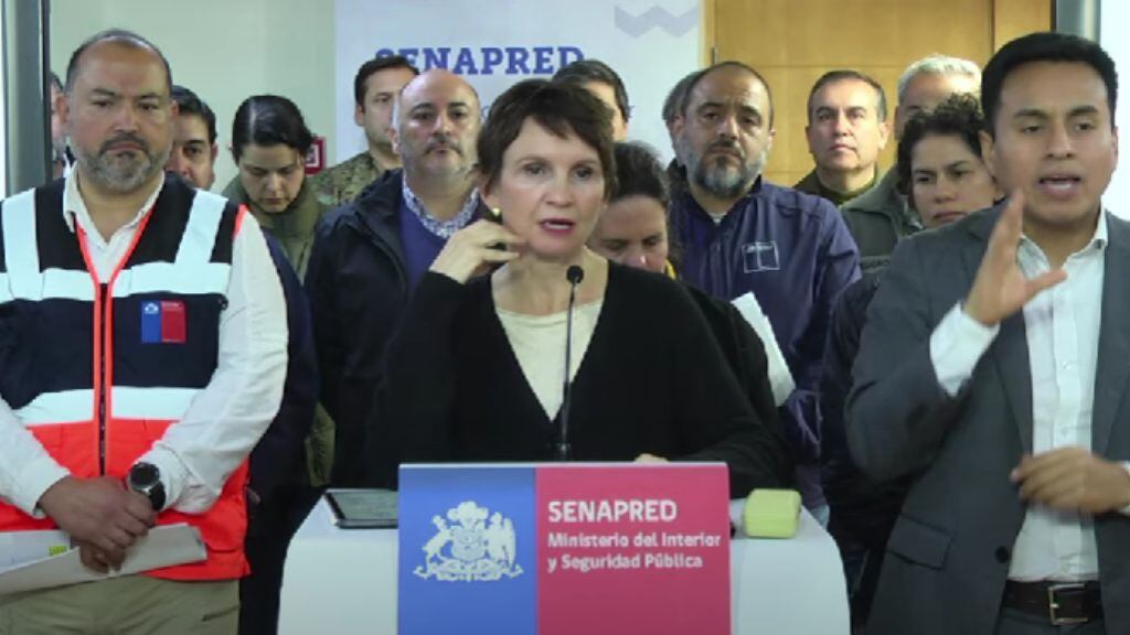 Carolina Tohá entrega nuevo balance sobre sistema frontal: hay seis personas desaparecidas