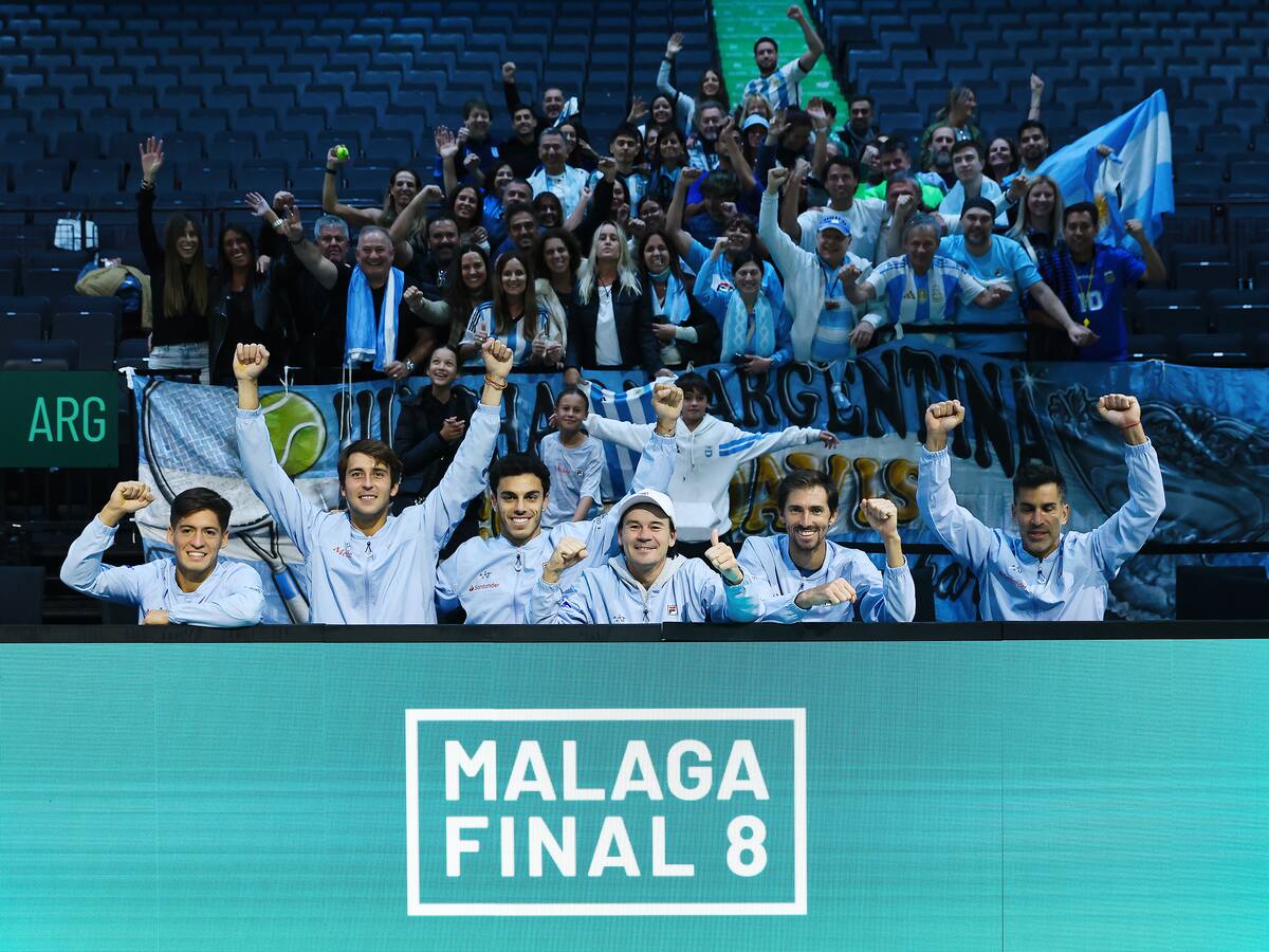 Argentina saca la cara por Sudamérica y clasifica a las Finales por el título de la Copa Davis en Málaga