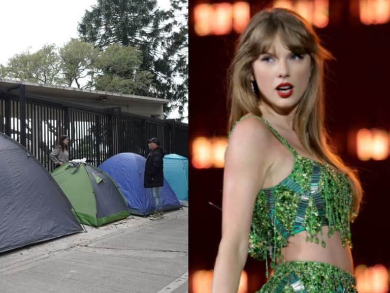 Swifties argentinos empezaron a acampar afuera del estadio a cinco meses del show de Taylor Swift