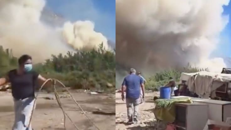Incendio forestal activa Alerta Roja en Camiña: confirman tres viviendas afectadas