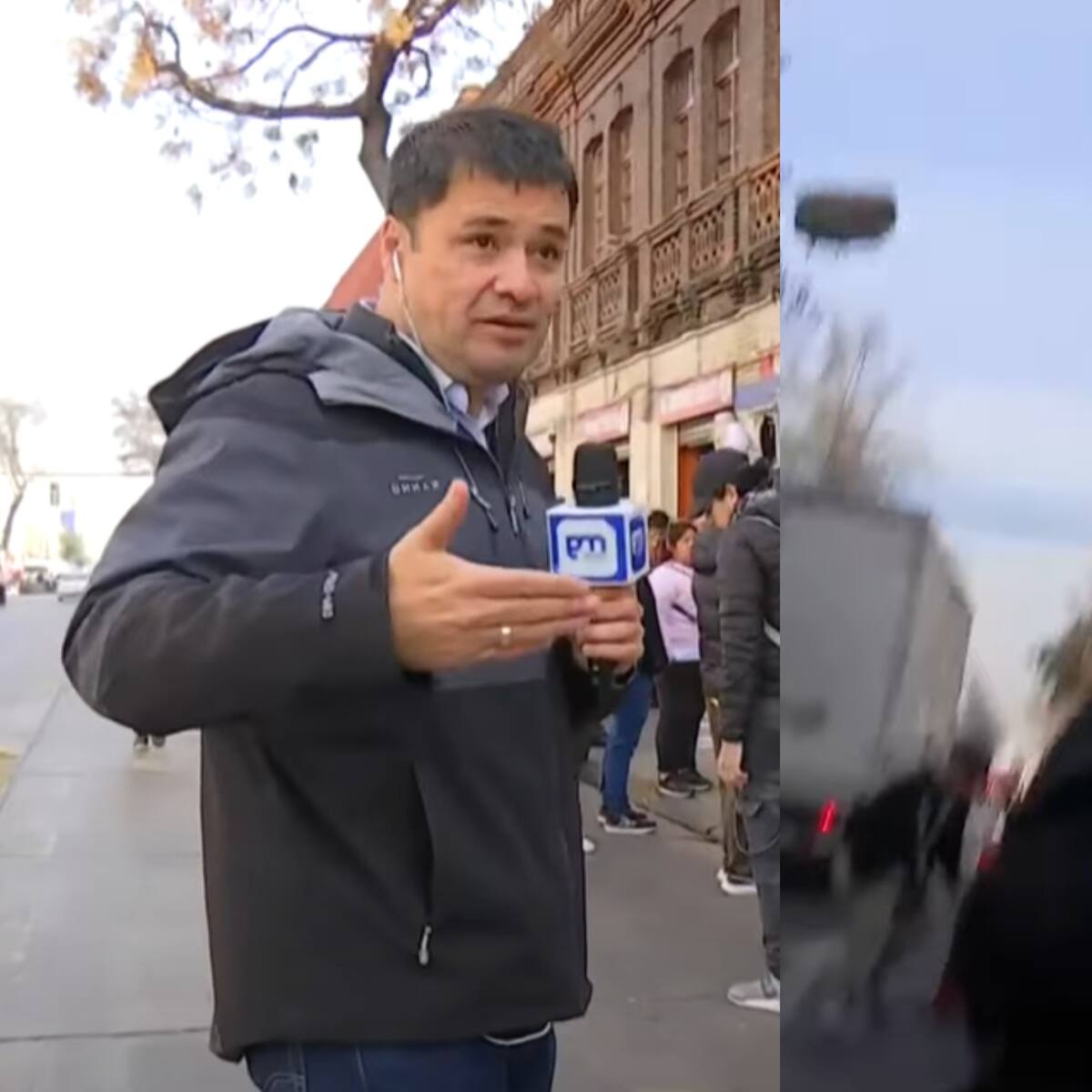 Les lanzaron piedrazos y otros objetos contundentes: equipo de “Mucho Gusto” es agredido en Meiggs