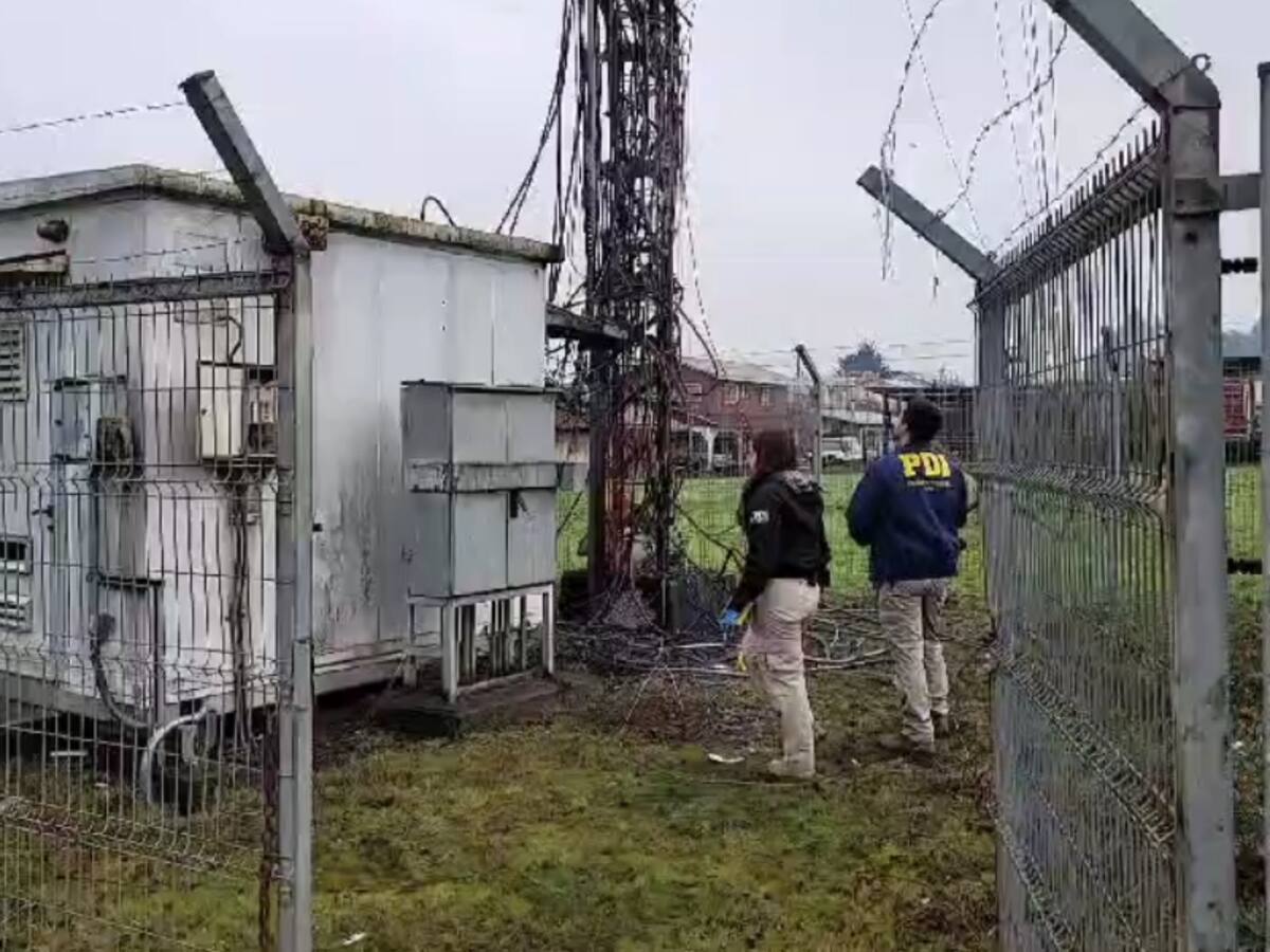 Tras ataque incendiario contra antenas telefónicas en Temuco: Gobierno coordinará plan con empresas de telefonía móvil
