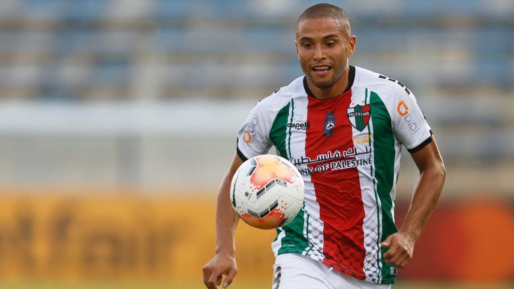 12 de Febrero del 2020/SANTIAGOLeandro Benegas ,durante el partido valido por la Fase 2 vuelta de la Conmebol Libertadores 2020, entre Palestino vs Cerro Largo Ftbol Club, disputado en el Estadio Nacional.
FOTO:JAVIER VERGARA/AGENCIAUNO