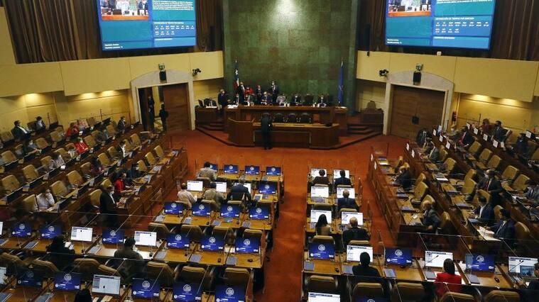 16 DE MARZO DE 2022/VALPARAISOVista general de la Sesión de Sala de la Cámara de Diputados, en donde se analiza la extensión del Estado de Excepción Constitucional en la zona norte por la situación migratoria
FOTO: LEONARDO RUBILAR CHANDIA/AGENCIAUNO