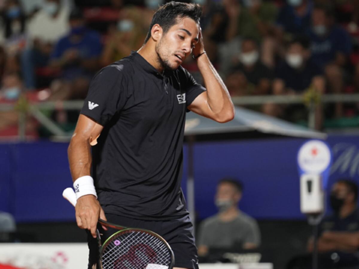Cristian Garin fue apabullado por Federico Coria en la primera ronda del ATP 500 de Río de Janeiro