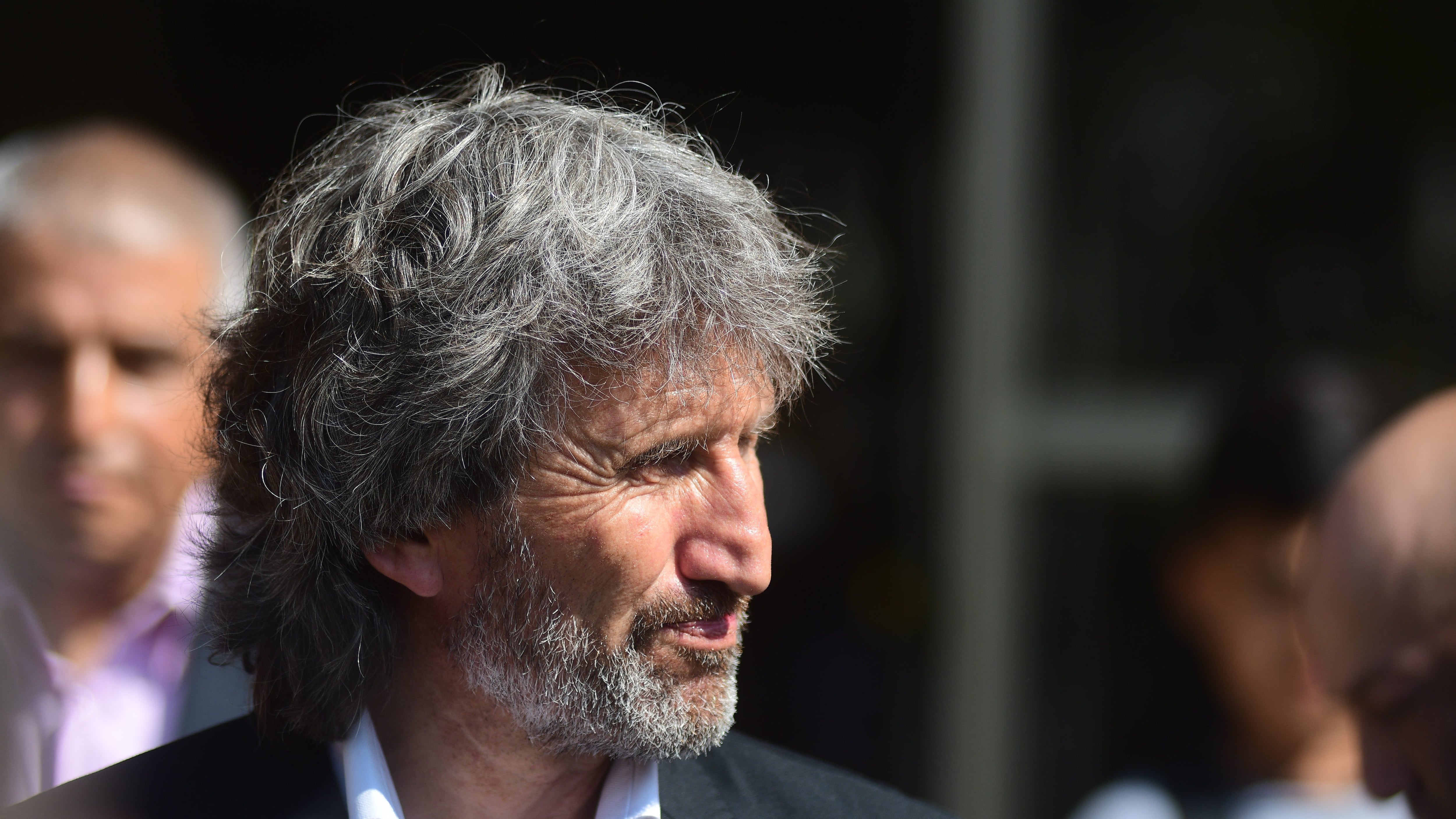 17 de abril de 2018/SANTIAGOEl ex arquero de Colo Colo, Daniel Moron, habla durante la junta de accionistas.
FOTO: SEBASTIAN BELTRAN GAETE/AGENCIAUNO
