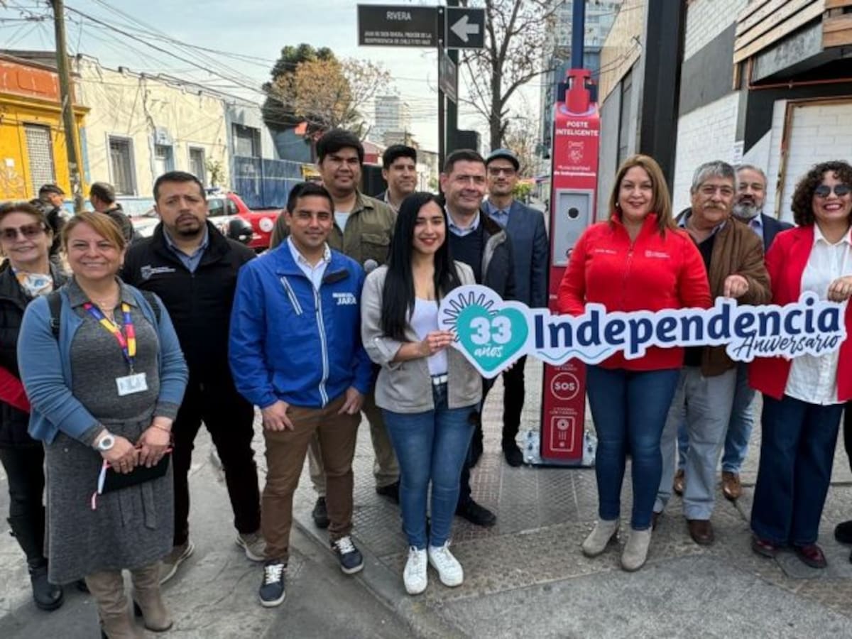 Presentan “monoposte inteligente” en Independencia para combatir la delincuencia: Así son y esto es lo que hacen