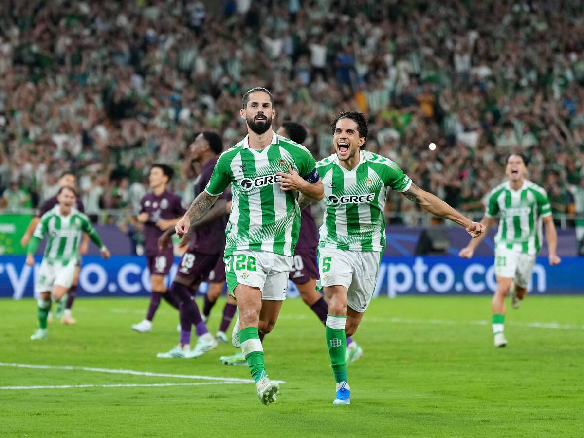 El Betis de Pellegrini firma otra jornada para la historia: remontada épica y puntaje perfecto en la Champions