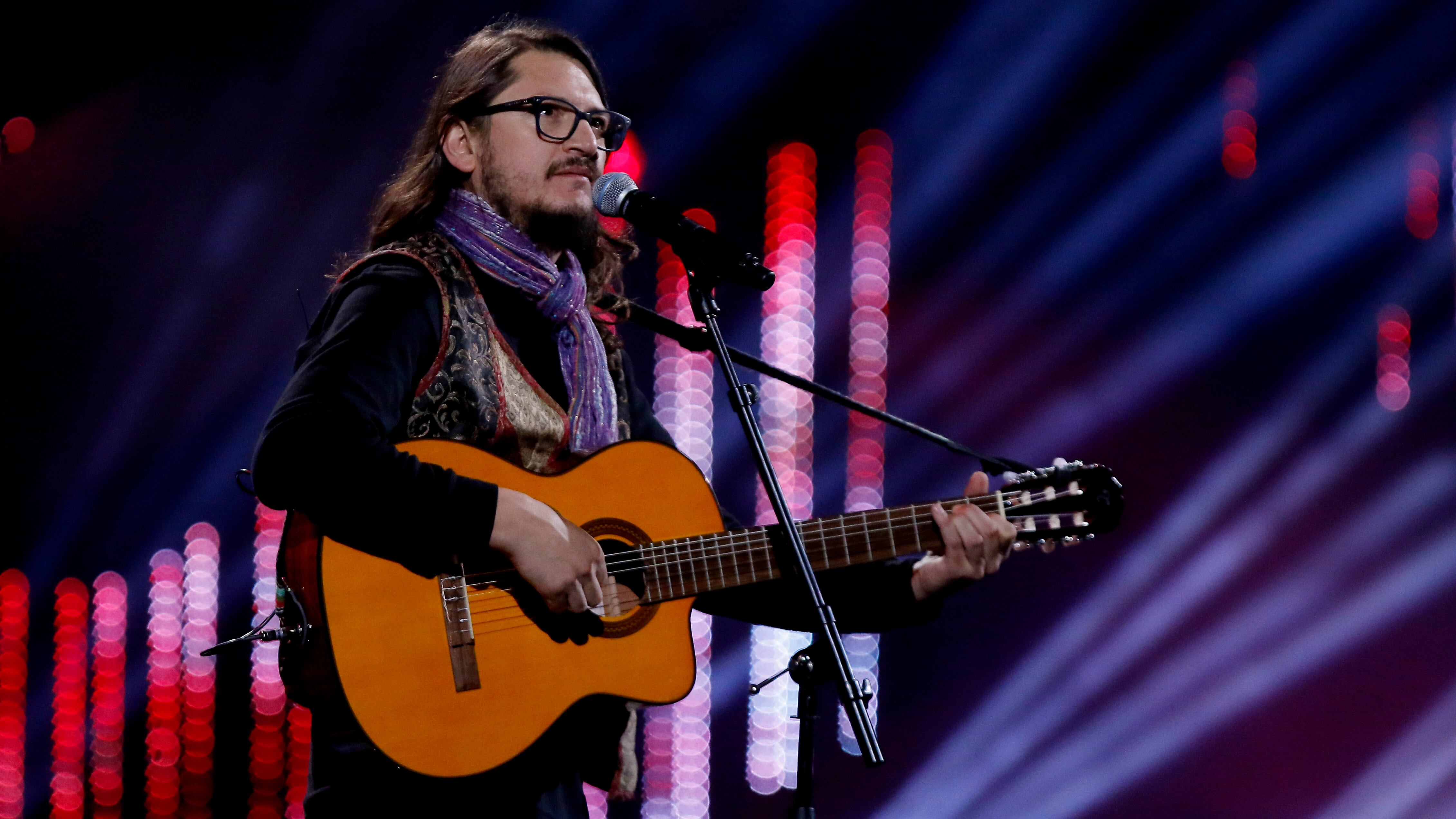 28 DE FEBRERO DE 2019/VIÑA DEL MARMauricio Palma, durante la quinta noche de la versión 60 del Festival Internacional de la Canción de Viña del Mar 2019, realizado en el anfiteatro Quinta Vergara.
FOTO: LEONARDO RUBILAR CHANDIA/AGENCIAUNO